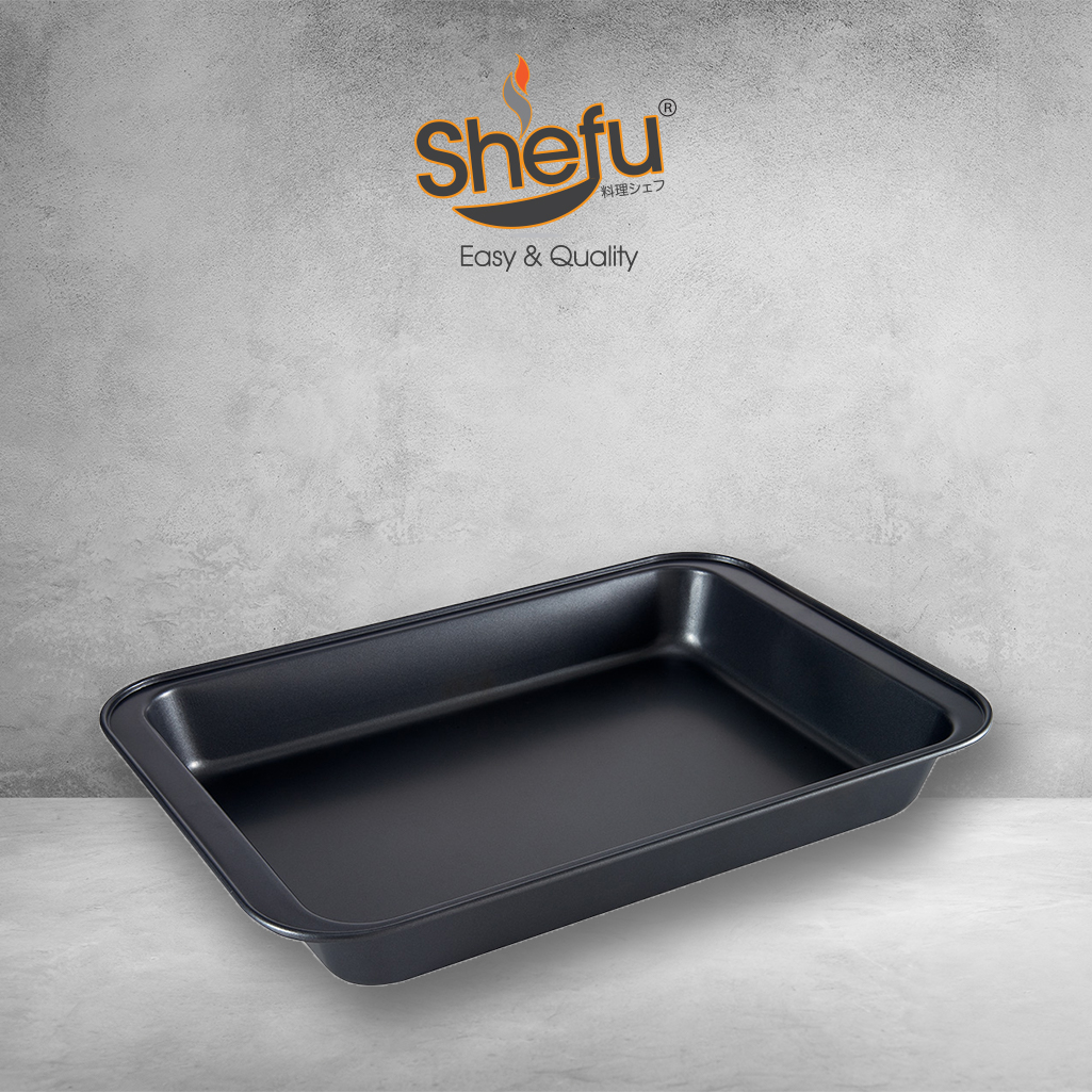 SHEFU 37cm Non-Stick Rectangular Baking Pan