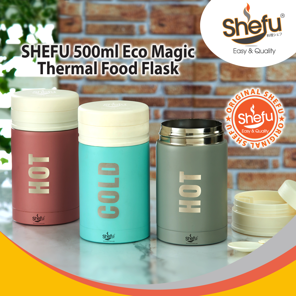 SHEFU 500ml Magic Food Flask